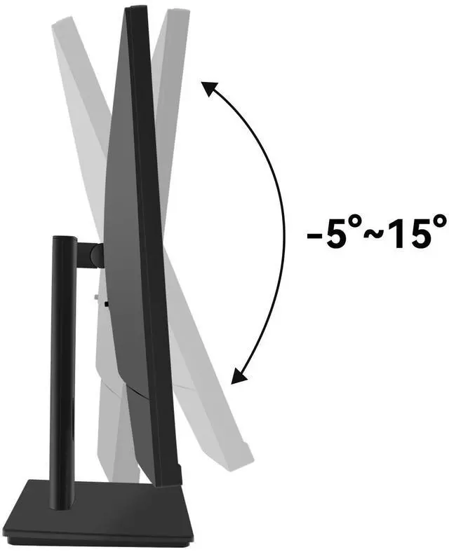 Alt view image 4 of 5 - Showscren 27inch PC Monitor QHD 2560 x 1440 IPS Panel, 100 Hz, 99% sRGB, Flicker-Free, USB-C DP HDMI 2K Gaming PC Monitor with Speakers