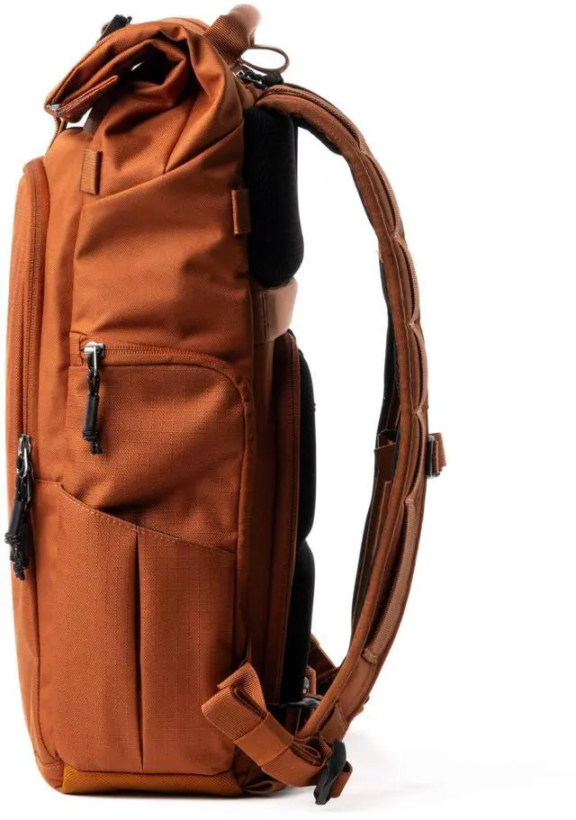 Alt view image 4 of 5 - Think Tank FocusPoint 22L RollTop Camera Backpack - Urban Rust