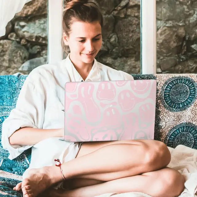 Alt view image 4 of 5 - Watbro Compatible with 2022 Release MacBook Air 13.6 Inch Case M2 Chip Model A2681,Retro 70s Modern Pattern case, Suitable for MacBook Air 2022 with Touch ID