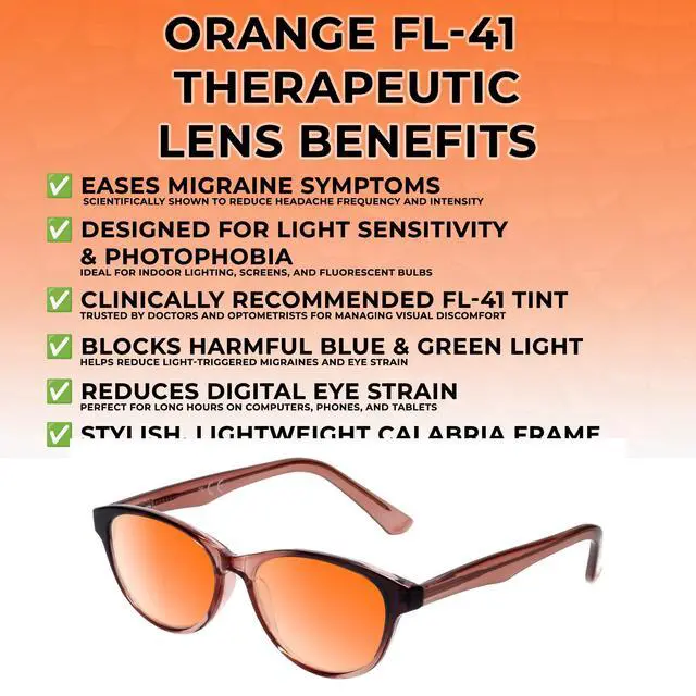 Alt view image 3 of 5 - Medspex Corinne McCormack Polly Color Therapy Reading Glasses +7.00 Pink Black Fade/FL-41 Rose Womens Fluorescent Light Sensitivity Chromotherapy Chakra Healing