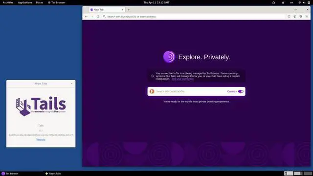 Alt view image 5 of 5 - Linux Tails Bootable USB Flash Drive for PC  Anonymous Internet Access & Privacy-Focused Operating System  Run Live on Any Computer Without Leaving Traces or Censorship + Gift Packaging Box