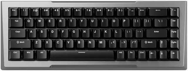 Alt view image 2 of 4 - PWNAGE Full PBT Keycap Set - Double Shot PBT Shine Through Full Keyboard Keycaps (Non Shine Black)