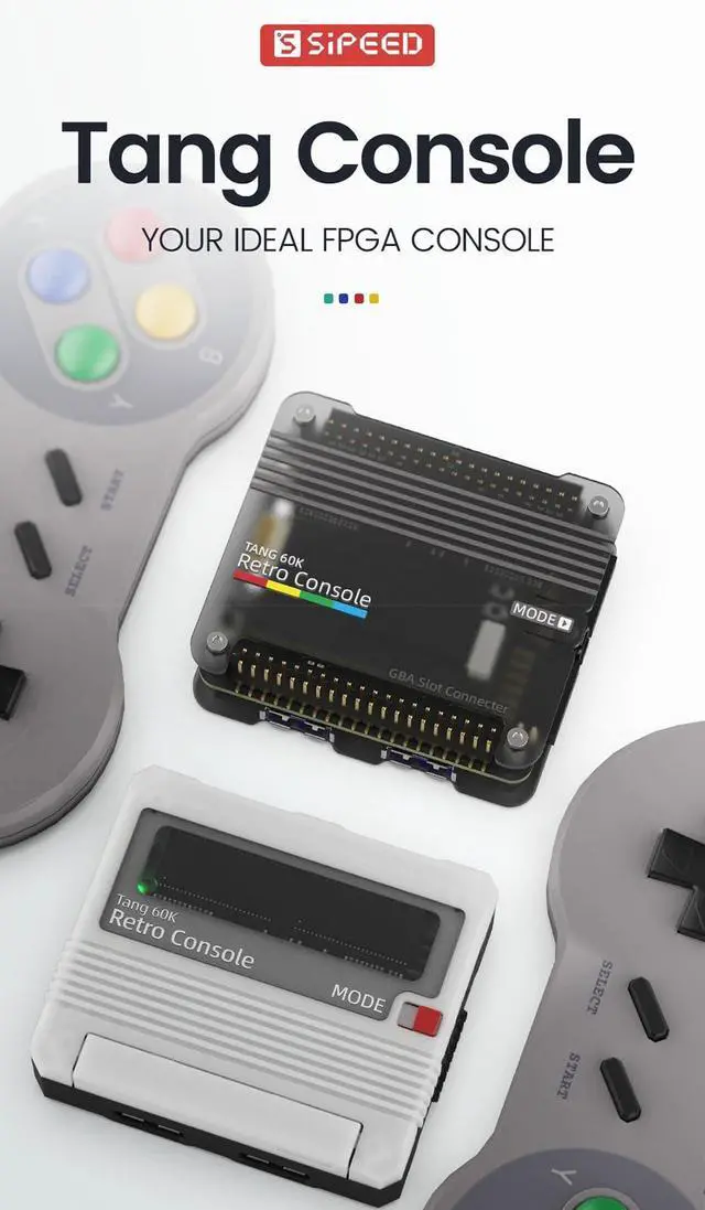 Alt view image 3 of 5 - Sipeed Tang Console FPGA Retro Game Console - Tang Mega 60K/138K SOM BL616 MCU - USB3.0 HDMI Output - PMOD x2 40Pin x2, Linux Dev Board Developer Kit for FPGA IDE Programming (138K SoM, Retro Console)