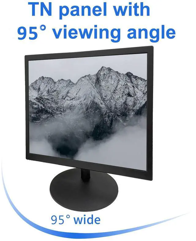 Alt view image 5 of 5 - SKitphrati 19" Monitor Square Monitor 1280 X 1024 with 45% sRGB Color Correction and 5:4 Aspect Ratio, 75 Hz, VESA Mountable, VGA, HDMI, TN Panel