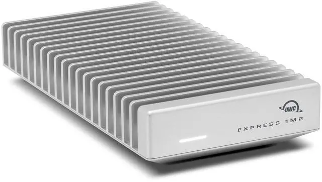 Main image of OWC Express 1M2 80Gb/s Portable NVMe SSD USB4 (Thunderbolt Compatible/USB-C) Ultra Fast External SSD Drive with Aluminum Heat Sink Enclosure (Enclosure Only)
