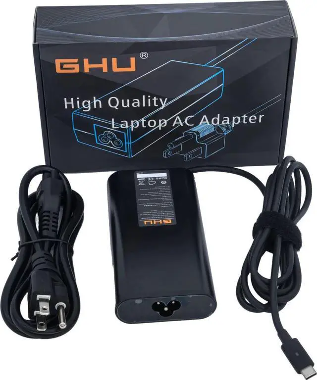 Main image of GHU 130W Type-C Fast Charger for Dell XPS 15 9550 9560 9570, Precision 5510 5520 5530 5540, M3800 | USB-C Laptop Power Adapter Replaces HA130PM130, TX73F, DA130PM130, 6TTY6