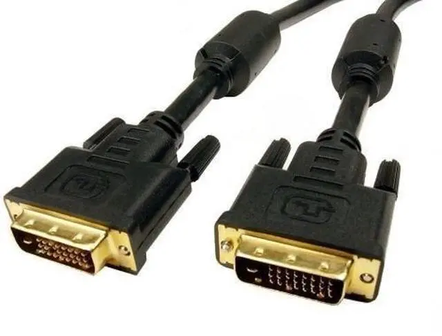 Main image of AYA 15Ft (15 Feet) DVI-I Dual Link (24+5) Male to Male Digital/Analog Video Cable w/Ferrites