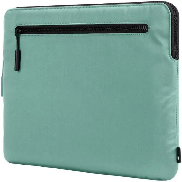 Main image of Incase Compact Laptop Sleeve with Flight Nylon - 13 inch Laptop Sleeve for MacBook Air - Faux Fur Lining, Lightweight, Durable, Weather Resistant, Slip Pocket for Accessories - Desert Green