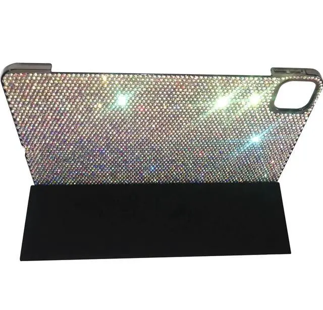 Alt view image 2 of 2 - Teazgopx Bling Rhinestone Case Compatible with iPad Pro 11 Inch M5 2025/ M4 2024 (Models:A3357,A3358,A3359,A2836/A2837/A3006)-High Quality Diamond,Glitter Sparkle Fashion Luxury Shiny Hard Shell