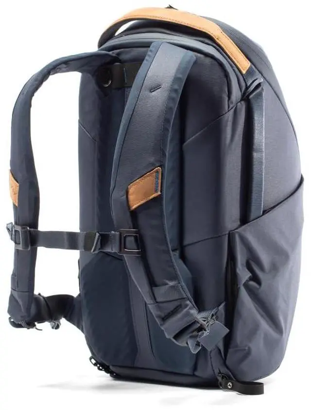 Alt view image 4 of 5 - Peak Design Everyday Backpack Zip 15L, Midnight, 270-Degree Zip, Dual Side Pockets, FlexFold Dividers, Fits 15" Laptop, For Camera Carry, Daily Commutes or Travel, Versatile Backpack for Men and Women