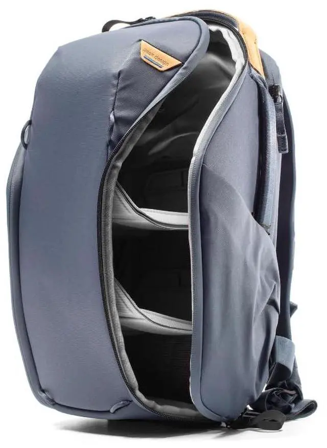 Alt view image 5 of 5 - Peak Design Everyday Backpack Zip 15L, Midnight, 270-Degree Zip, Dual Side Pockets, FlexFold Dividers, Fits 15" Laptop, For Camera Carry, Daily Commutes or Travel, Versatile Backpack for Men and Women