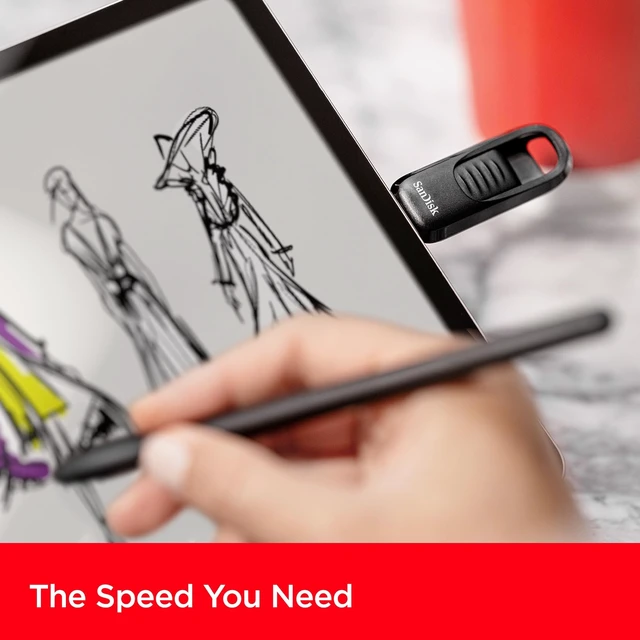 Alt view image 4 of 5 - SANDISK 1TB Ultra Slider, USB-C Flash Drive, Up to 400MB/s Read Speeds