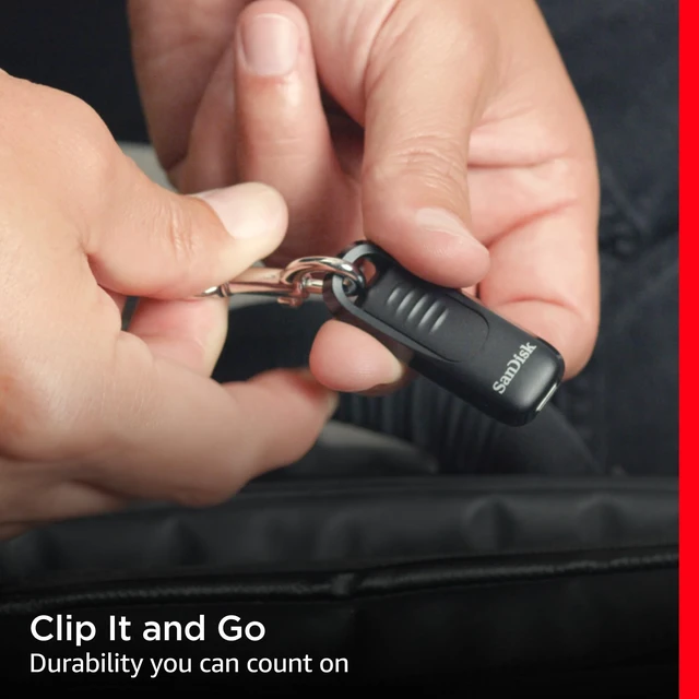 Alt view image 5 of 5 - SANDISK 1TB Ultra Slider, USB-C Flash Drive, Up to 400MB/s Read Speeds