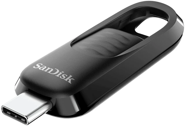 Main image of SANDISK 1TB Ultra Slider, USB-C Flash Drive, Up to 400MB/s Read Speeds