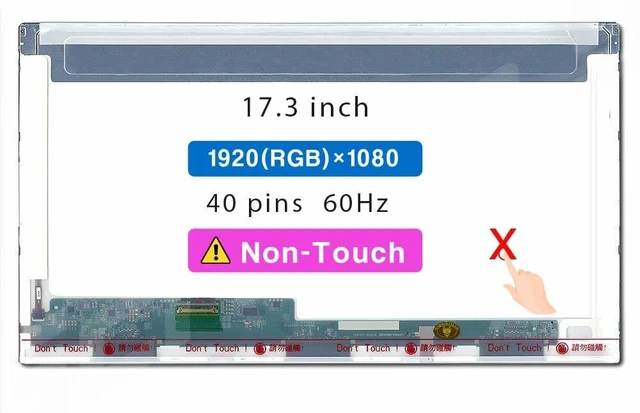 Main image of Screen Replacement N173HGE-L11 for ASUS Rog G75VX G75VX-BHI7N09 G73JW-A1 G73JH-A1 17.3" FHD 1920 * 1080 40 pin LCD Non-Touch Screen Display Panel