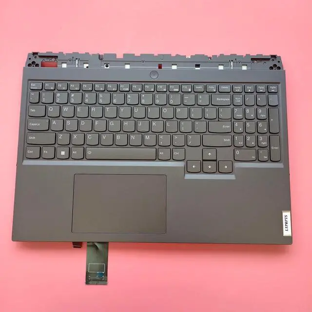 Alt view image 5 of 5 - LTPRPTS Replacement Laptop Upper Case Palmrest RGB Backlit Keyboard Touchpad Assembly Part for Lenovo Legion 5 Pro 16 5CB1H18356 5CB1H18382 5CB1F37738 5CB1F38518
