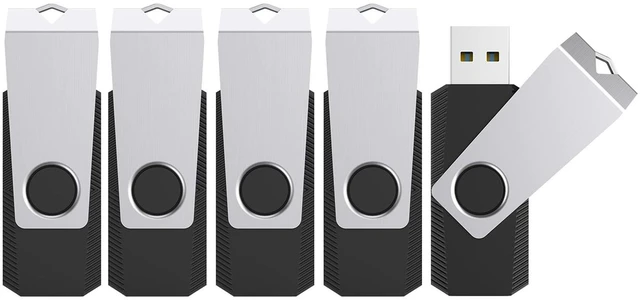 Main image of TOPESEL 16GB USB3.0 Flash Drive 5 Pack Bulk, Thumb Drive USB Stick for Data Storage Backup, Jump Drive Pen Drive Zip Drive Memory Stick with Indicator, USB Storage Flash Drive Swivel Design