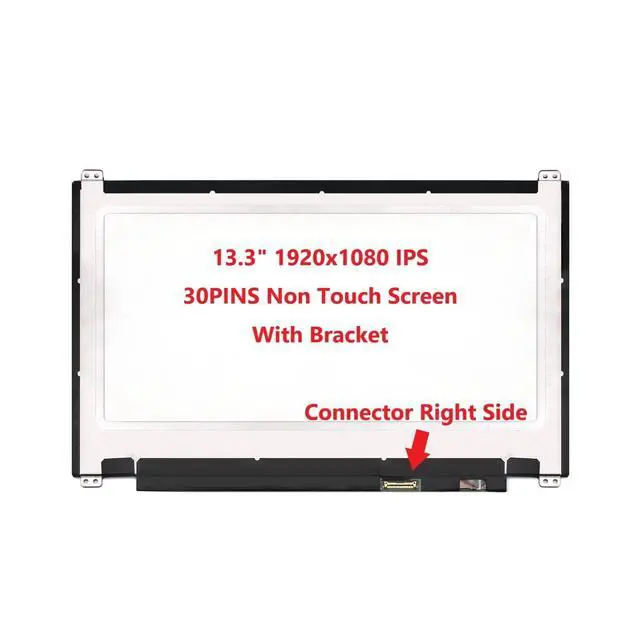 Alt view image 3 of 5 - Fullcom New LCD Replacement Screen (Non Touch) 13.3 Inch IPS B133HAN04.4 FHD 1920x1080 30 Pin Matte for Lenovo PN SD10L78701 FRU 01HW700 for Laptop/Display/Screen/LCD Application