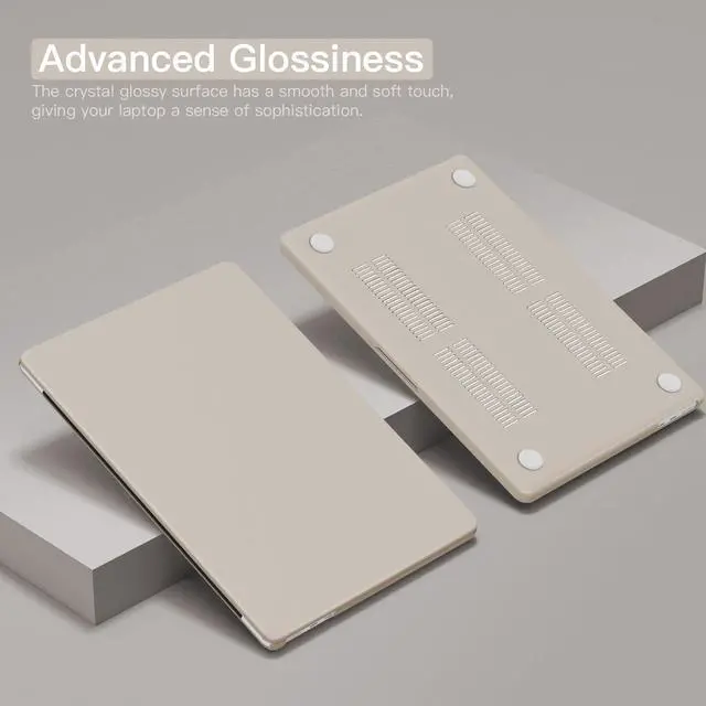 CISSOOK Beige Case for MacBook Pro 14 inch 2025 2024 2023 2021 Release ...