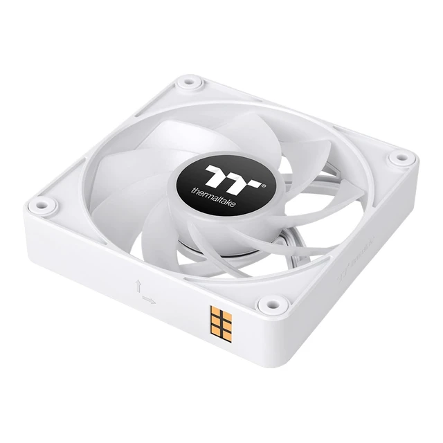 Alt view image 4 of 5 - Thermaltake CT120 EX ARGB Reverse PC Cooling Fan White (3-Fan Pack), Magnetic Connection, 5V Motherboard Sync, 16.8 Million Colors 9 Addressable LEDs, 120 mm Case/Radiator Fan, CL-F194-PL12S
