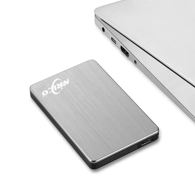 Alt view image 3 of 5 - NRICO Portable External Hard Drive, USB 3.0, 2.5 Inch, Compatible with PC, Mac, Desktop (Grey, 320, GB)