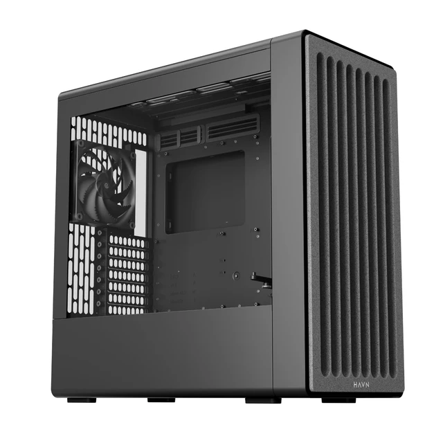 Alt view image 2 of 5 - HAVN BF360 Mid Tower Series (BF360 Flow, Black)