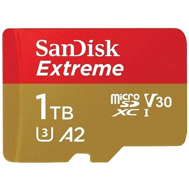 Alt view image 3 of 5 - Sandisk 1TB MicroSDXC Extreme Memory Card for Compatible Samsung Tablets