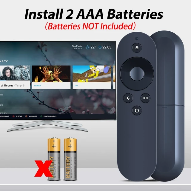 Alt view image 5 of 5 - New Voice Replacement Remote Control for Google ASUS Nexus Android Player Box SC2-GN14K B-26-0001 90NS0011-M00310