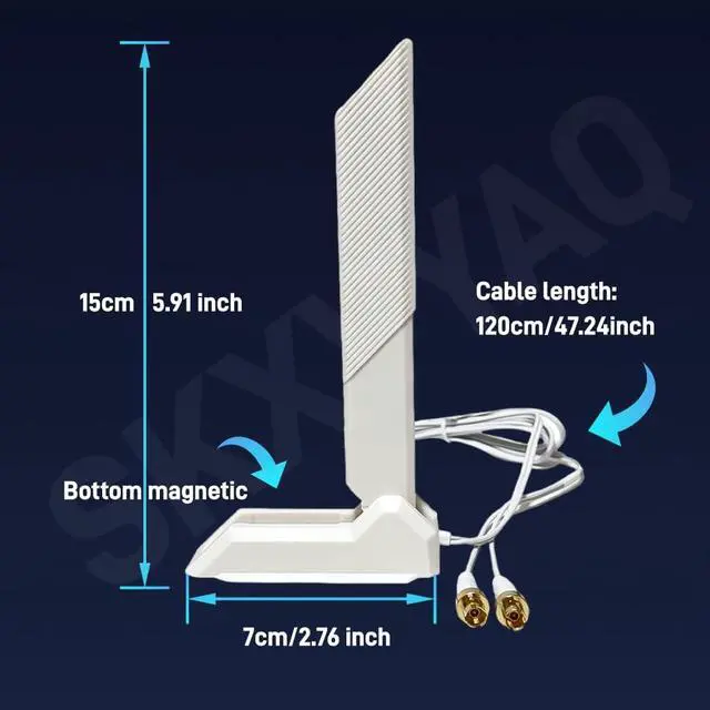 Alt view image 2 of 5 - WiFi 7 Antenna 2.4G 5G 6G WiFi 6E WI-FI 7 for ASUS ROG Strix B850-A B850-E