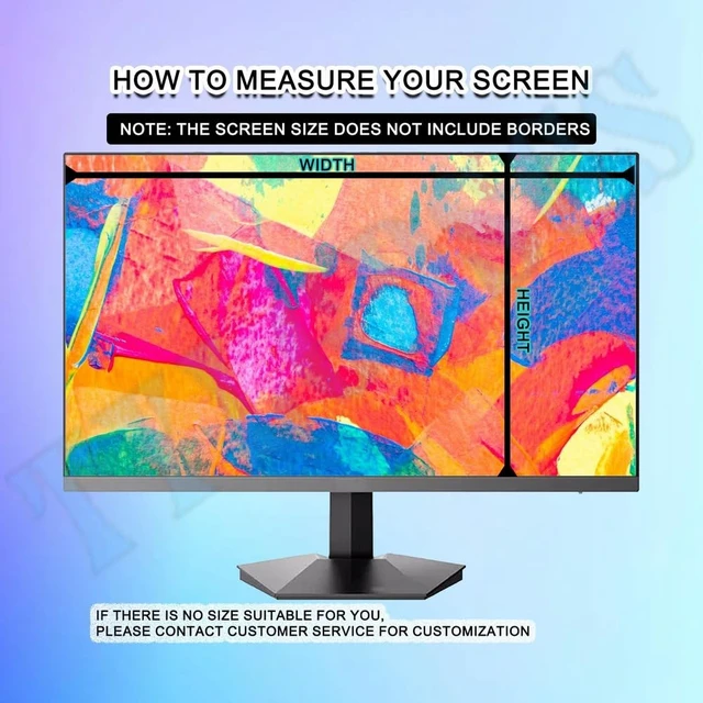 Alt view image 2 of 5 - TYLGDSGS 32 Inch Computer Monitor Privacy Screen for Widescreen Monitors