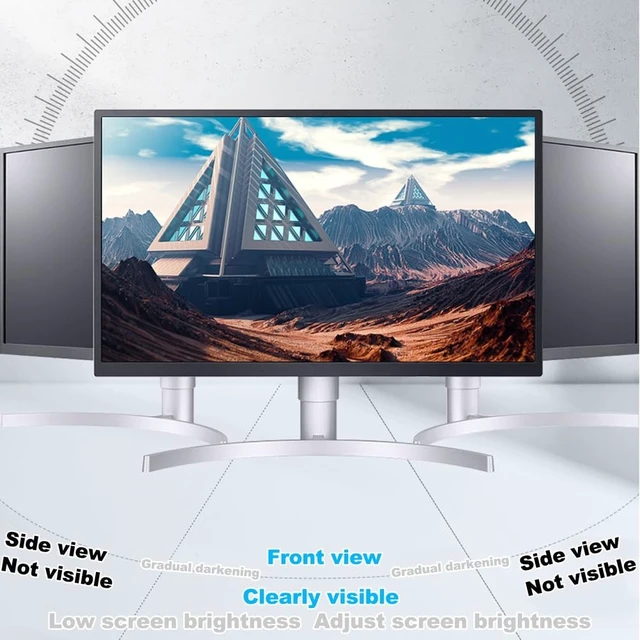 Alt view image 5 of 5 - TYLGDSGS 32 Inch Computer Monitor Privacy Screen for Widescreen Monitors