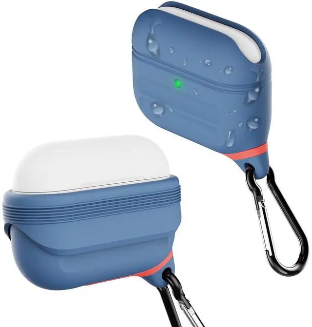 Main image of HALLEAST for AirPods Pro 3 Case Waterproof, Front LED Visible & Support Wireless Charging, Protective Silicone Case Cover Compatible with for AirPods Pro3 Accessories, US Patent, Dark
