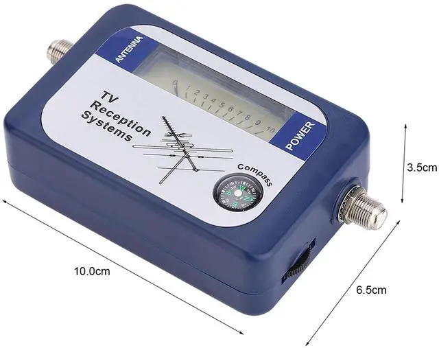 Alt view image 2 of 5 - CHICIRIS Digital Aerial TV Antenna Signal Strength Meter Detector Portable Elegant Finder for Remote Satellite, With Backlight Function, for Happy TV Signal Watching