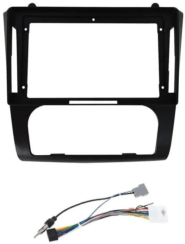 Alt view image 4 of 5 - Fits for Nissan Altima Teana 2006-2012 AUTO AC Car Radio Stereo Fascia Frame Double DIN 9 inch Dash Installation Mounting Kit