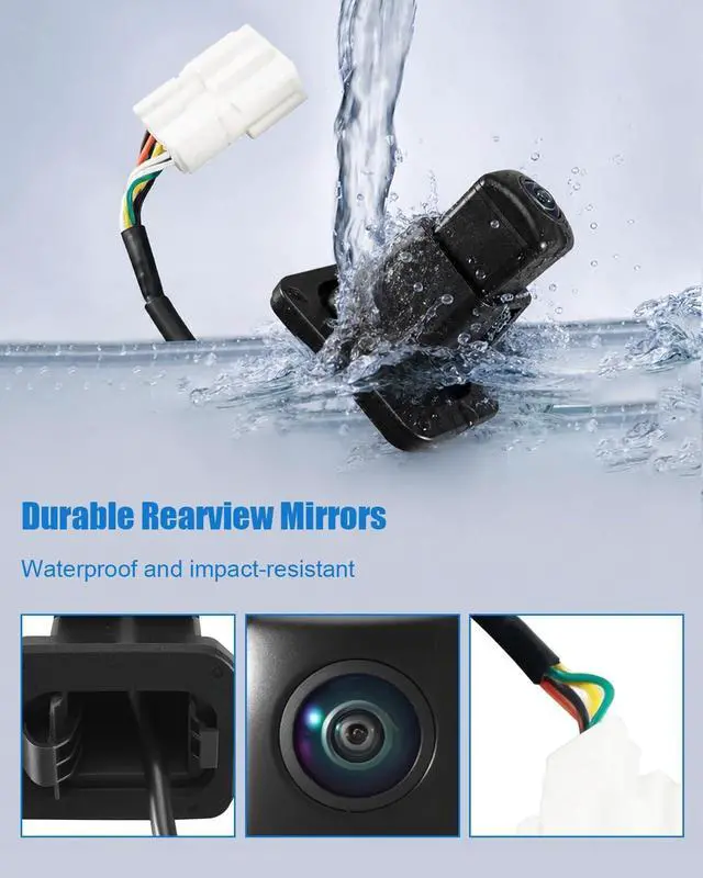 Alt view image 3 of 5 - Backup Reverse Camera Compatible with Honda CR-V 2014-2017 Replace 39530-T0A-A212-M1 39530T0AA212M, Automatic Rear View Back Up Parking Assist Camera