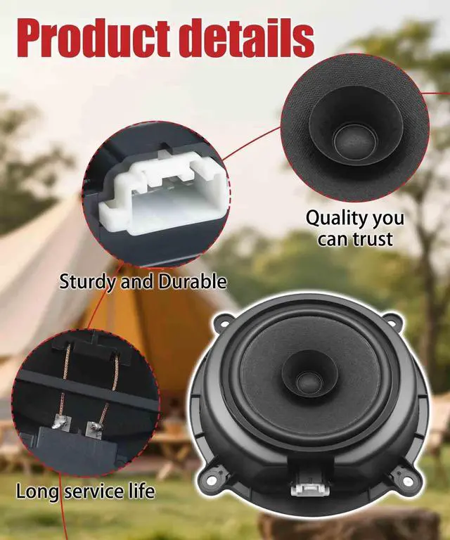 Alt view image 2 of 5 - Taruimoo BHN9-66-960 Front Door Speaker Compatible with 2014-2018 Mazda 3, 2013-2016 Mazda6/CX-5 Speaker Replaces KF01-66-960
