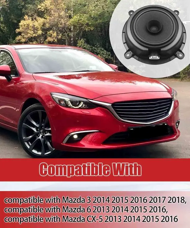 Alt view image 4 of 5 - Taruimoo BHN9-66-960 Front Door Speaker Compatible with 2014-2018 Mazda 3, 2013-2016 Mazda6/CX-5 Speaker Replaces KF01-66-960