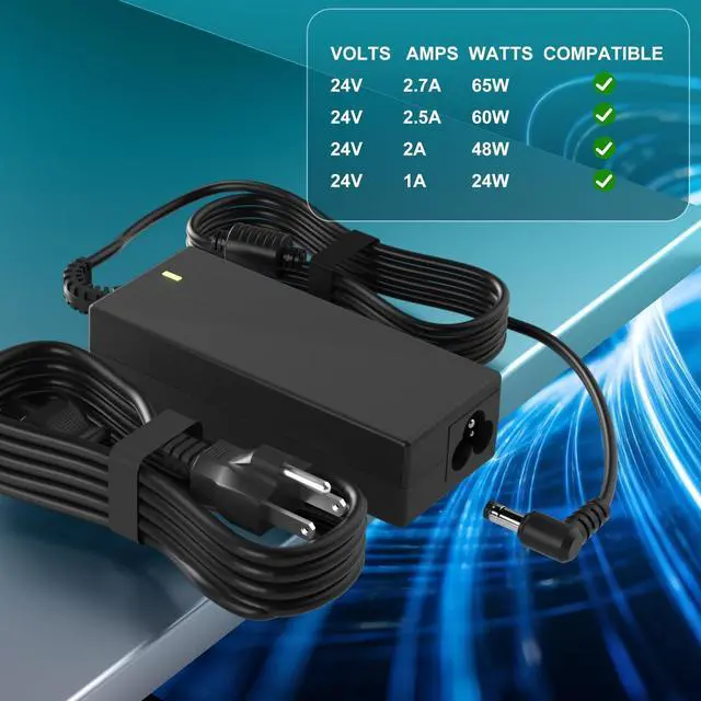 Alt view image 5 of 5 - 24V Charger for Samsung Sound Bar Adapter Compatible with Samsung HW -HM45 HW-HM45C HW-H450 HW-M550 HW-H750 HW-K550 HW-K551 HW-J7500 HW-K450 HW-H570 HW-K650 HW-F350 HW-F335 Power Supply