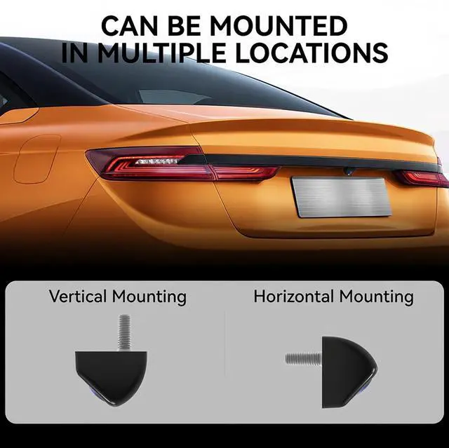 Alt view image 4 of 5 - Bzuyrt AHD 1080P Metal Backup Camera - IP69K Waterproof 170 Degree Wide Angle, Clear Night Vision Reverse Camera for Car Trucks SUV RV Vans Pickup 12V Front Rear Side View Parking Aid