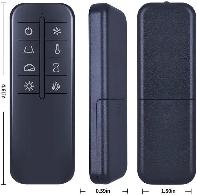 Alt view image 3 of 4 - MOVHEIYL Replacement Remote Control for Twin Star ClassicFlame TRESANTI Electric Fireplace Heater 42IF442FGL 42IF442FGL-B000 42MM6659 42II042FGT 42MM6717
