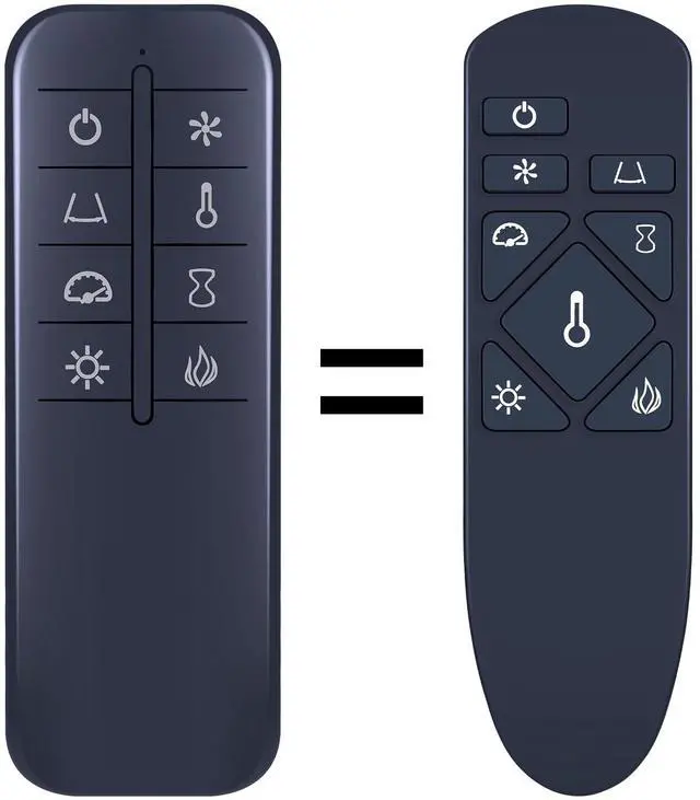 Main image of MOVHEIYL Replacement Remote Control for Twin Star ClassicFlame TRESANTI Electric Fireplace Heater 42IF442FGL 42IF442FGL-B000 42MM6659 42II042FGT 42MM6717