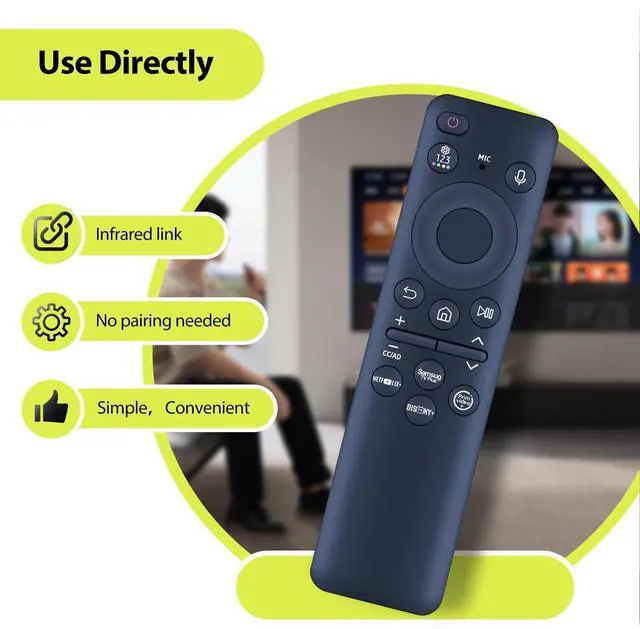 Alt view image 2 of 5 - RYQIF Replacement Remote Control Compatible for Samsung BN59-01432A BN59-01432D BN59-01455E