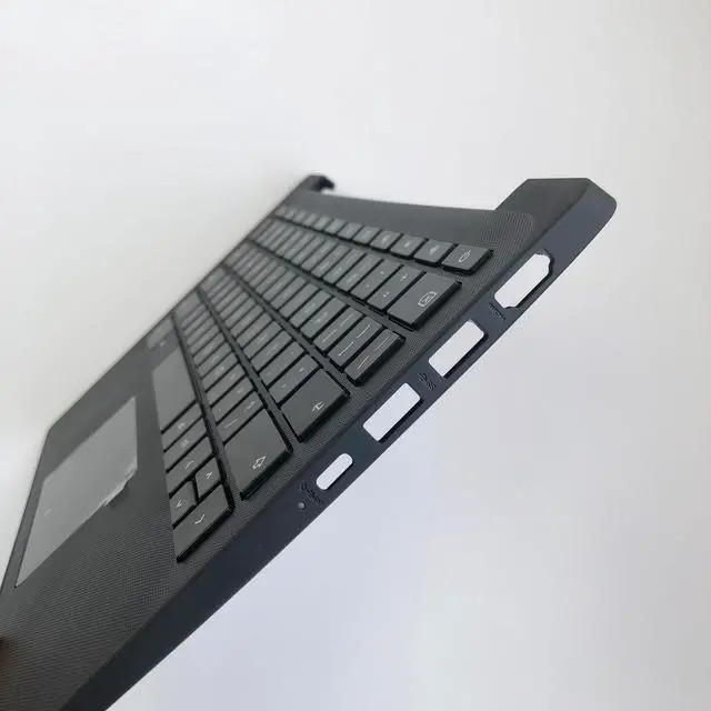 Alt view image 3 of 5 - Lyinsen Replacement for HP Fortis Chromebook 11 G10 Laptop Upper Case Palmrest Keyboard Touchpad Assembly Part 11.6" N93657-001 Top Cover Black