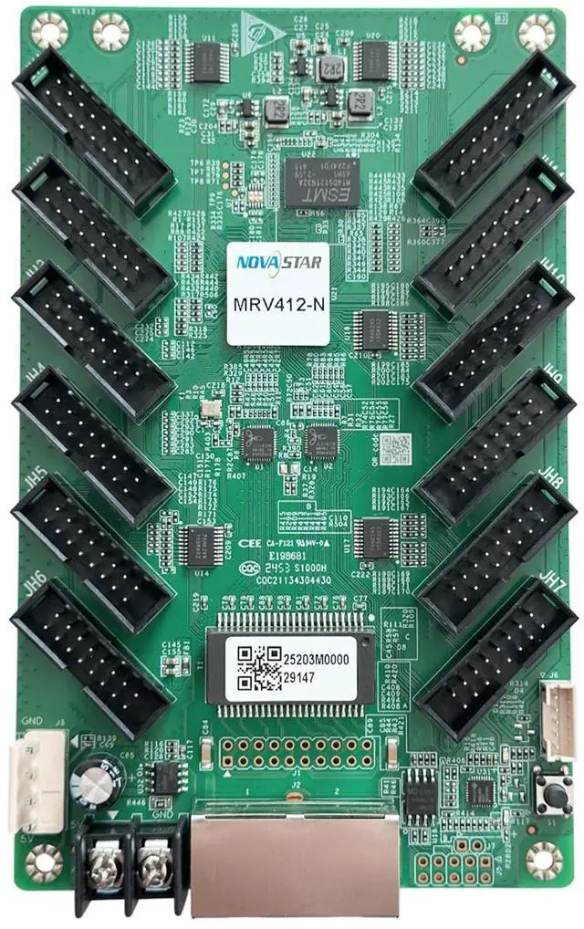 Alt view image 2 of 5 - ARTPIXEL Novastar MRV412-N Receiving Card for LED DisplayUpdated Version of MRV412/MRV336