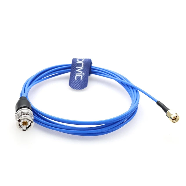 Alt view image 3 of 4 - Eonvic Triax 3-Lug TRB Male to SMA Male 1553 Coaxial Cable Double Shielded TRX316 Low-Loss RF BNC Cable for Test Equipment, Antennas, and Communication Systems