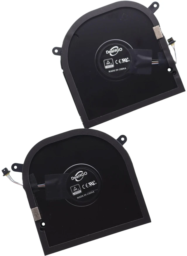 Main image of Deal4GO CPU GPU Graphics Cooling Fan kit P2FY9 MXF81 C4YVP 0XR6Y XXV2K Replacement for Dell XPS 17 9700 9710 9720 Precision 5750 5760