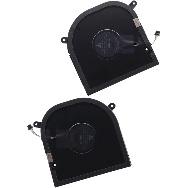 Alt view image 4 of 5 - Deal4GO CPU GPU Graphics Cooling Fan kit P2FY9 MXF81 C4YVP 0XR6Y XXV2K Replacement for Dell XPS 17 9700 9710 9720 Precision 5750 5760