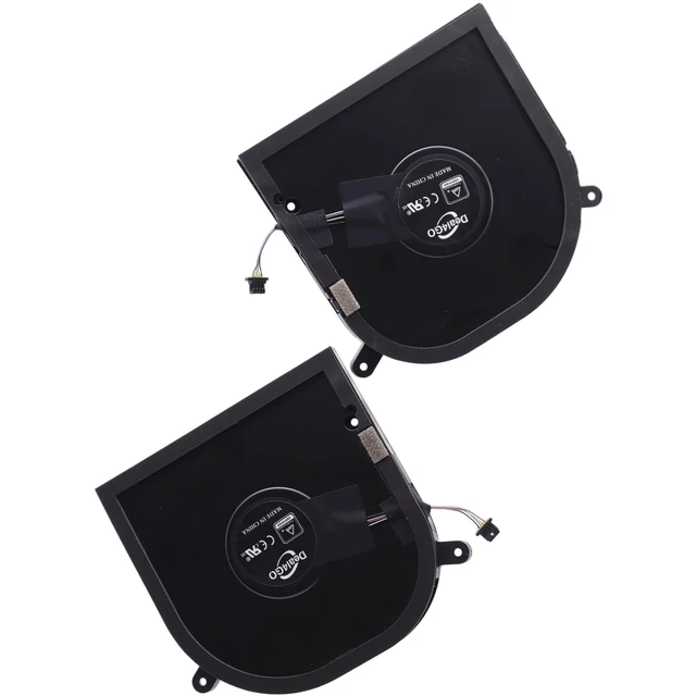 Alt view image 5 of 5 - Deal4GO CPU GPU Graphics Cooling Fan kit P2FY9 MXF81 C4YVP 0XR6Y XXV2K Replacement for Dell XPS 17 9700 9710 9720 Precision 5750 5760
