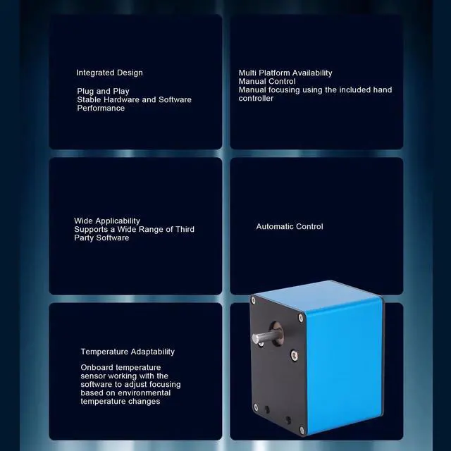 Alt view image 4 of 5 - Tangxi Electric Automatic Focuser, Astronomical Electric Focusing Telescope Focuser with Built in Temperature Sensor, Supports Auto/Manual Focus Switching