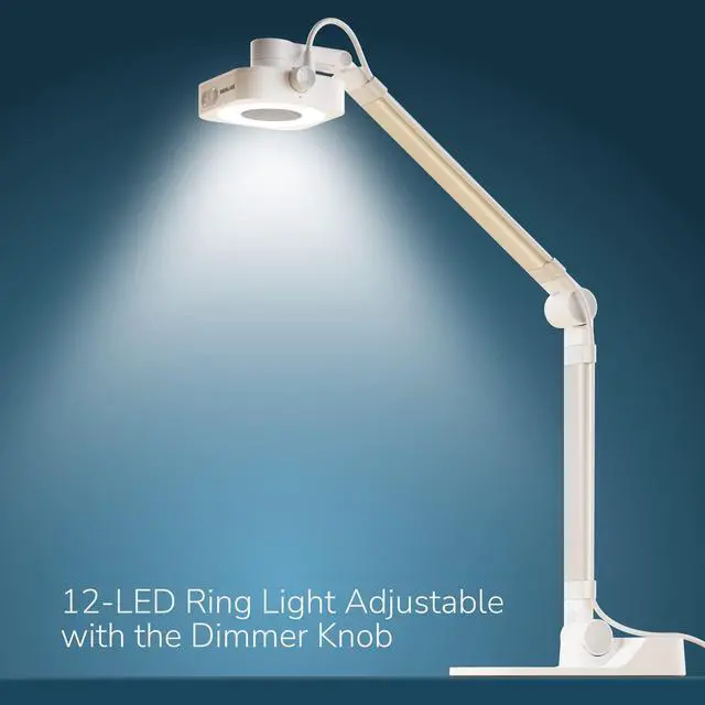 Alt view image 4 of 5 - OKIOLABS OKIOCAM W1 USB 4K 8MP Document Camera with Light for Teachers. Comes with OKIOPoint & AI-Tracking Presentation Software. Doc Camera for Classroom. Compatible with PC/Mac, with Type-C Adaptor